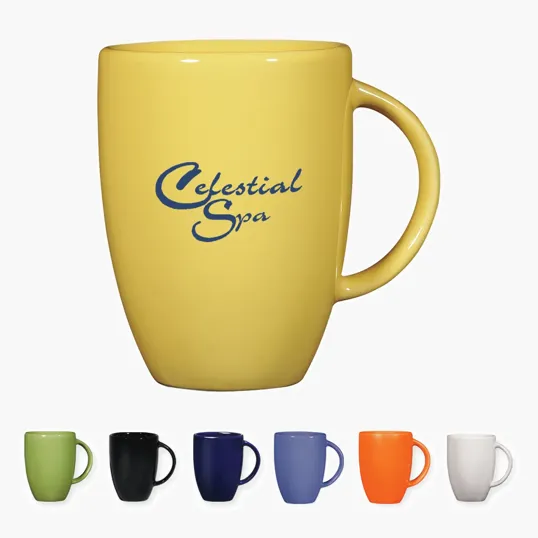 Europa Ceramic Mug, 12 Oz.