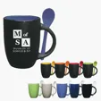 12 Oz. Spooner Mug with Removable Spoon