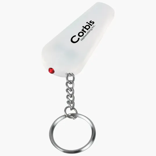 Whistle Light Key Chain with Split Ring — view 7