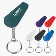 Whistle Light Key Chain with Split Ring