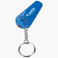 Whistle Light Key Chain with Split Ring — view 3