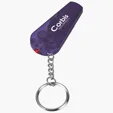 Whistle Light Key Chain with Split Ring — view 4