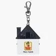 House Shape Tool Kit Keychain
