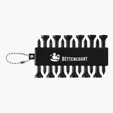 rABS Golf Tee Set Keychain — view 2