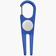 Aluminum Divot Tool with Magnetic Ball Marker — view 3