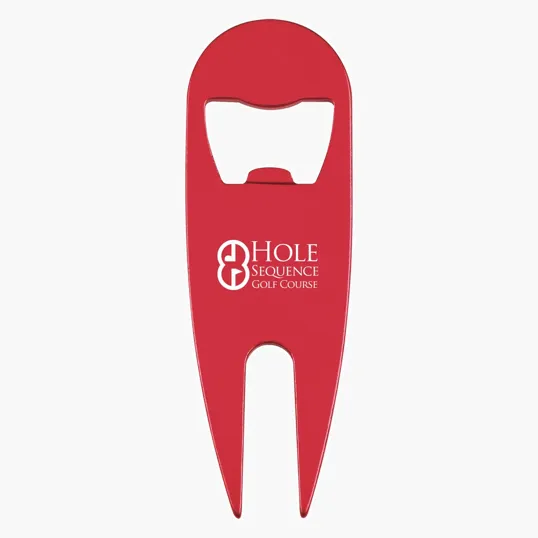 Aluminum Divot Tool With Bottle Opener — view 5
