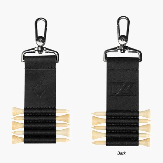 Cutter & Buck® rPET and Bamboo Golf Tee Set Keychain — view 2