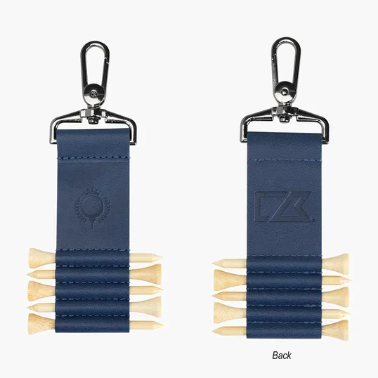 Cutter & Buck® rPET and Bamboo Golf Tee Set Keychain — view 3