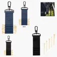 Cutter & Buck® rPET and Bamboo Golf Tee Set Keychain