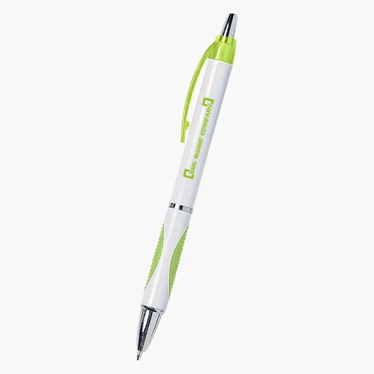 Sassy Plunger Action Pen with Rubber Grip — view 3
