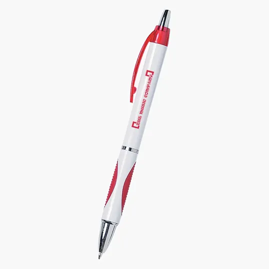 Sassy Plunger Action Pen with Rubber Grip — view 6