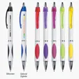 Sassy Plunger Action Pen with Rubber Grip — view 7