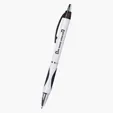 Sassy Plunger Action Pen with Rubber Grip