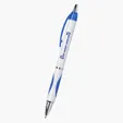 Sassy Plunger Action Pen with Rubber Grip — view 2