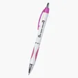 Sassy Plunger Action Pen with Rubber Grip — view 4