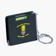Square Level Tape Measure Key Tag with 3' Retractable Steel Tape — view 5