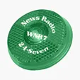 Round Blinking Light with Back Clip — view 4