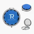 Jeweled Compact Mirror with 1x and 2x Magnification — view 2