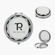Jeweled Compact Mirror with 1x and 2x Magnification — view 3