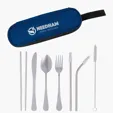 Stainless Steel Cutlery Set in Pouch — view 4
