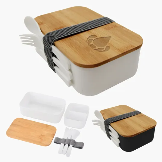 Bountiful Bento Box with Bamboo Lid