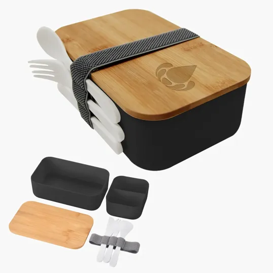 Bountiful Bento Box with Bamboo Lid — view 3