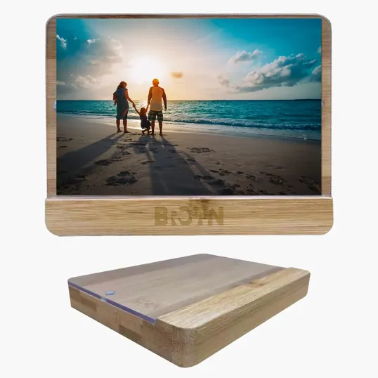Holliston Bamboo Photo Frame, 4" x 6"
