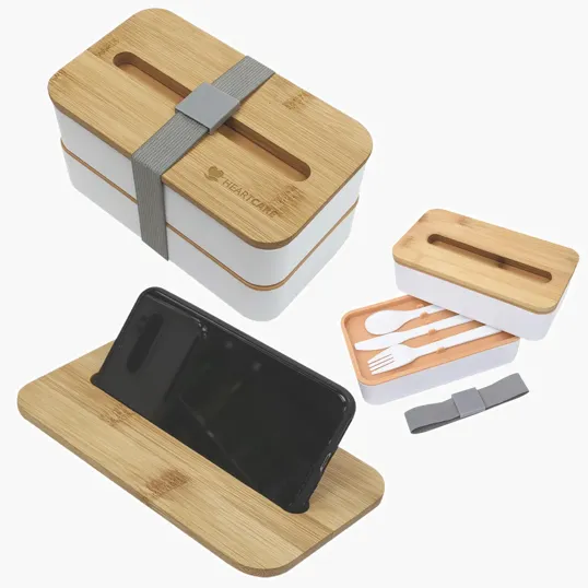 Stackable Bento Box with Phone Stand — view 3