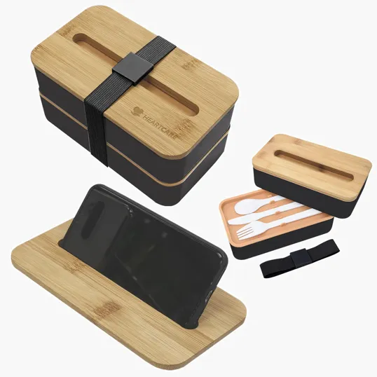 Stackable Bento Box with Phone Stand — view 6
