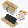 Stackable Bento Box with Phone Stand — view 3