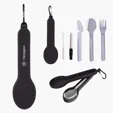Travel Utensil Set with Silicone Holder — view 2
