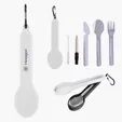 Travel Utensil Set with Silicone Holder — view 5