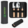 Mini Garden Tool Set with Roll-Up Pouch — view 2