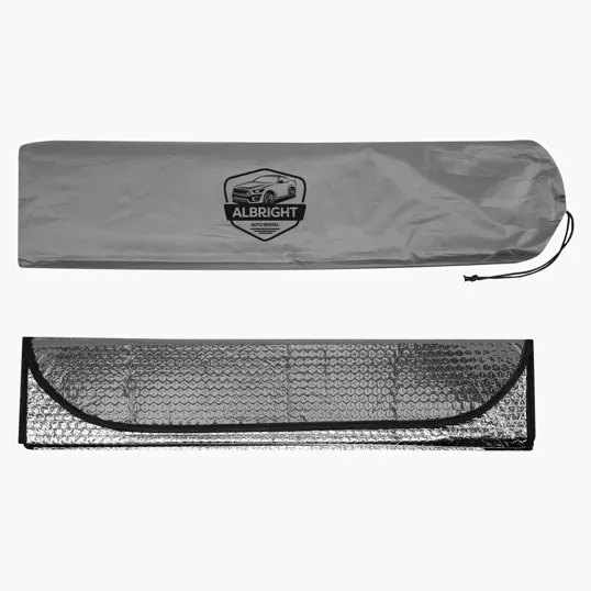 Accordion Auto Sun Shade with Drawstring Pouch — view 3