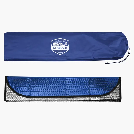 Accordion Auto Sun Shade with Drawstring Pouch — view 4