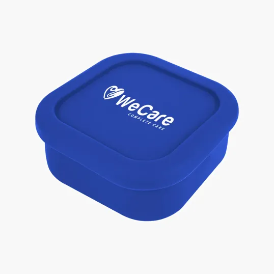 Square Silicone Food Container — view 3