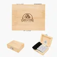 Whiskey Stone Ice Cubes in FSC® Bamboo Box — view 3