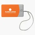 Mod Vinyl Luggage Tag with Nylon Strap — view 4