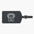 PVC Luggage Tag with Adjustable Strap — view 2