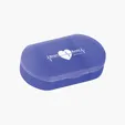 Oval Shape Pill Holder with 3 Compartments — view 2