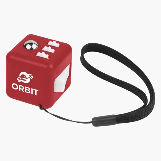 Fun Cube Fidget Toy with Wrist Strap — view 4