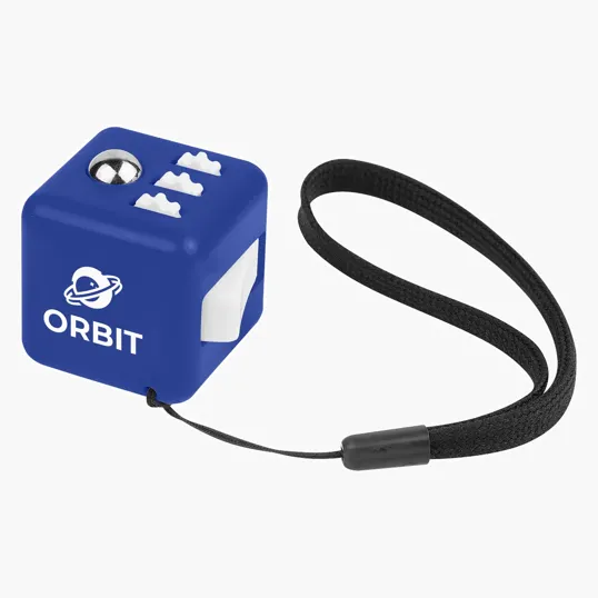 Fun Cube Fidget Toy with Wrist Strap — view 2