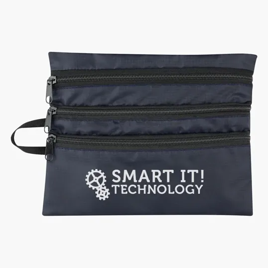 Tech Accessory Travel Bag with Ripstop Polyester — view 8