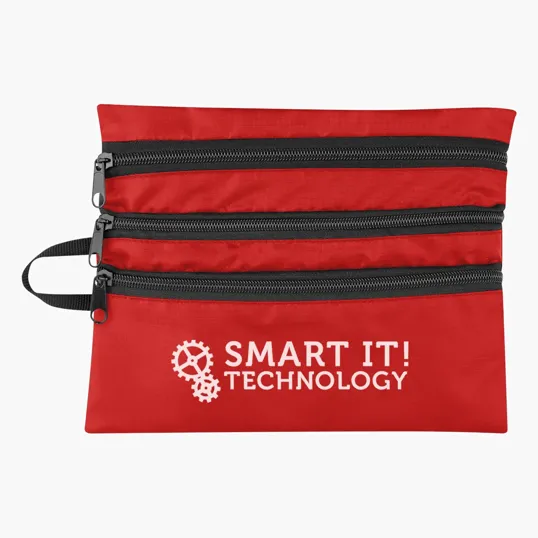 Tech Accessory Travel Bag with Ripstop Polyester — view 9