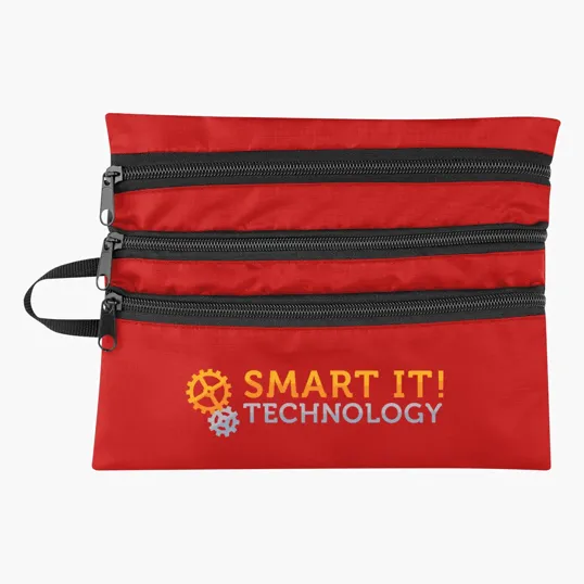 Tech Accessory Travel Bag with Ripstop Polyester — view 4