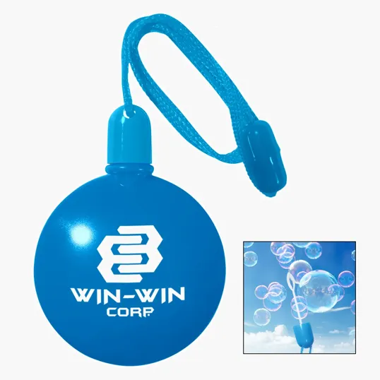 Round Bubble Dispenser with Breakaway Neck Cord