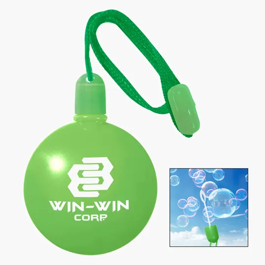 Round Bubble Dispenser with Breakaway Neck Cord — view 2