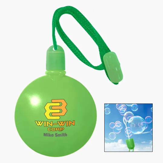 Round Bubble Dispenser with Breakaway Neck Cord — view 6