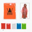 Disposable PE Poncho with PVC Carrying Pouch