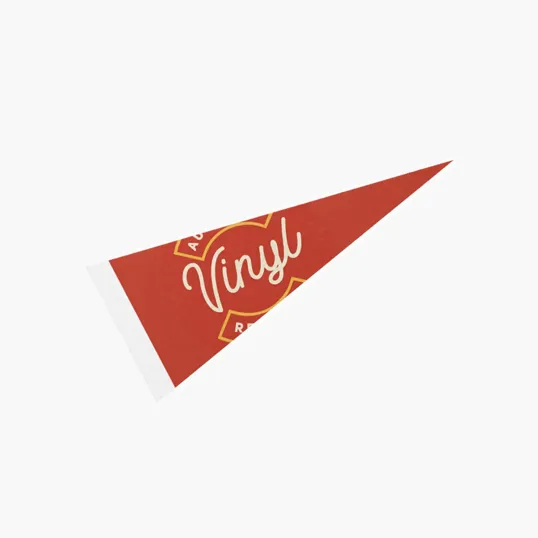 Felt Pennant, 8" x 18" — view 2